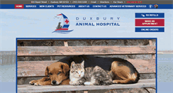 Desktop Screenshot of duxburyanimalhospital.com